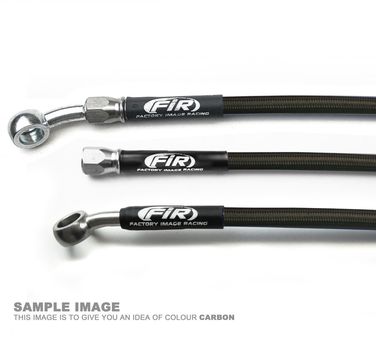 HOSE REAR BRAKE BLACK / BLK, XR400 1997-2003 HONDA FIR, KIT DONE
