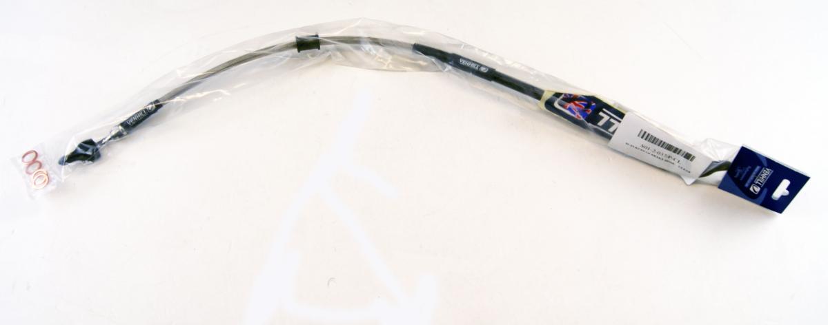 HOSE REAR BRAKE SILVER / BLK, VENHILL S01-2-037/P-CL, 69480-37K01, 69480-37K00
