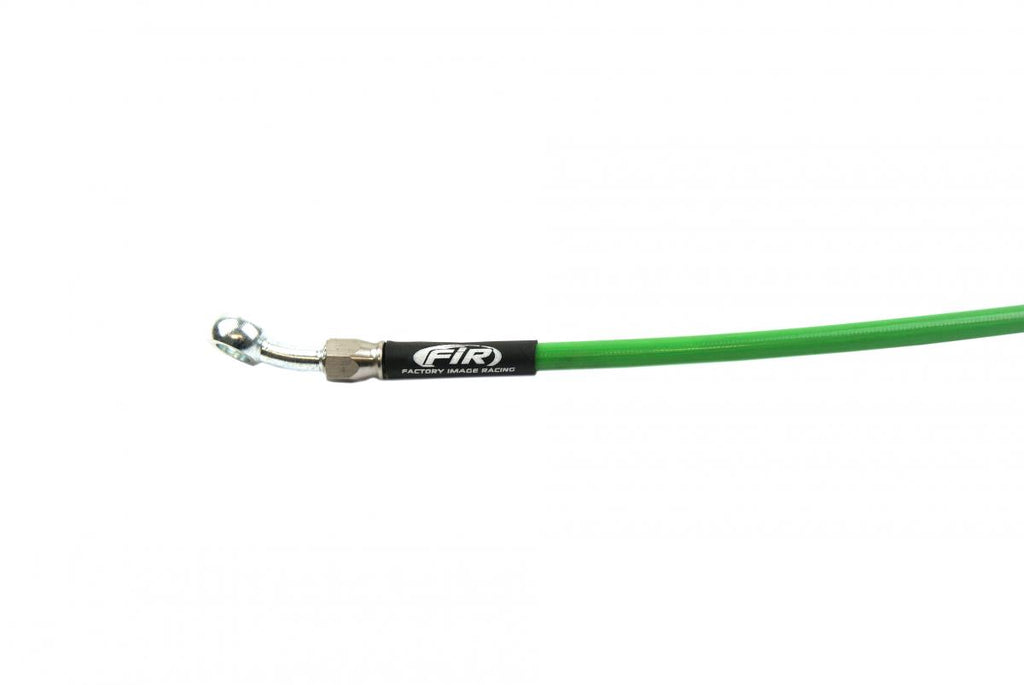 HOSE FRONT BRAKE GREEN/GRN, KX KXF RM RMZ RMX 250 450