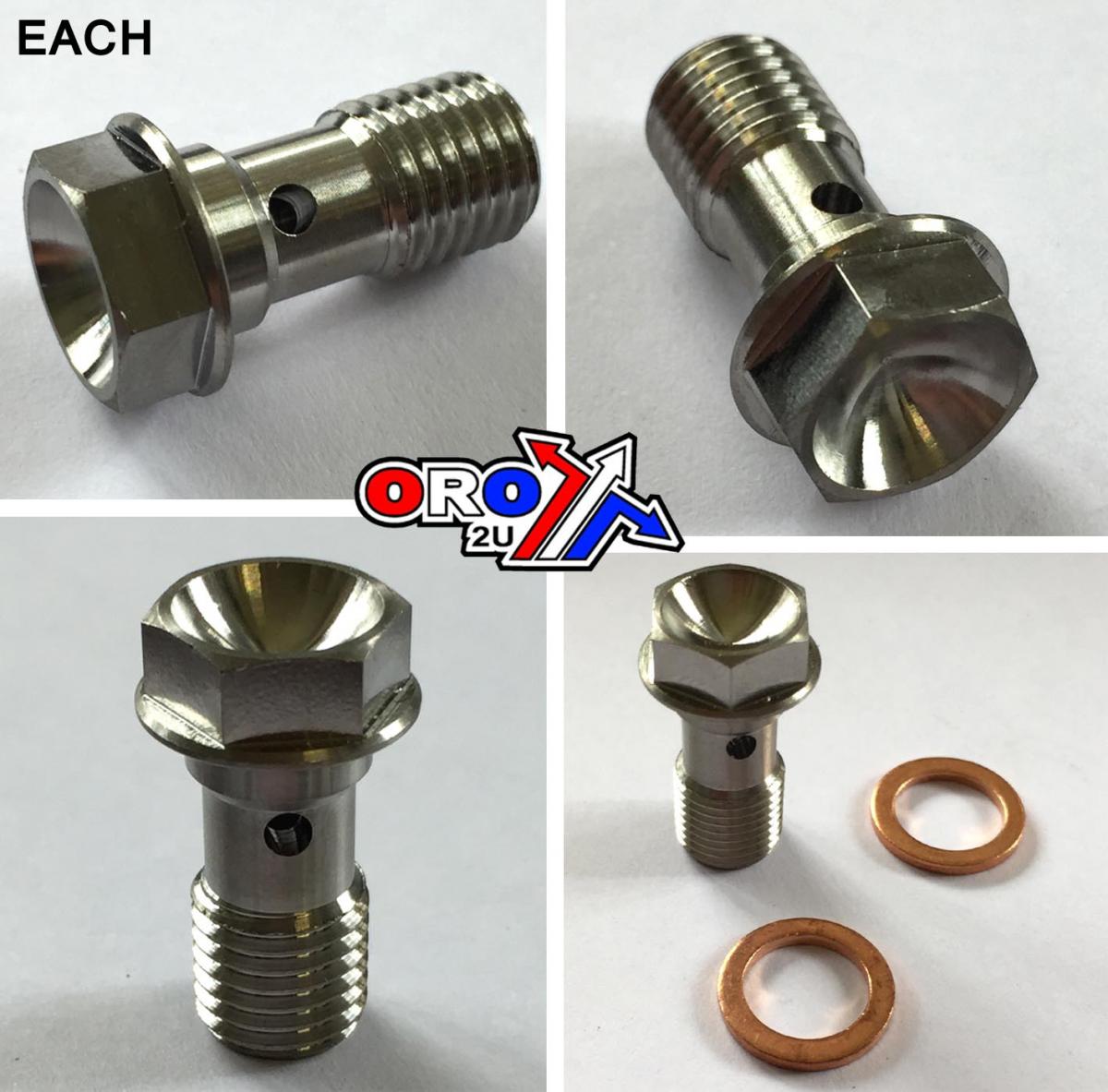 BANJO PRO BOLT 10x1.00mm, TITANIUM GRADE 5 / EACH