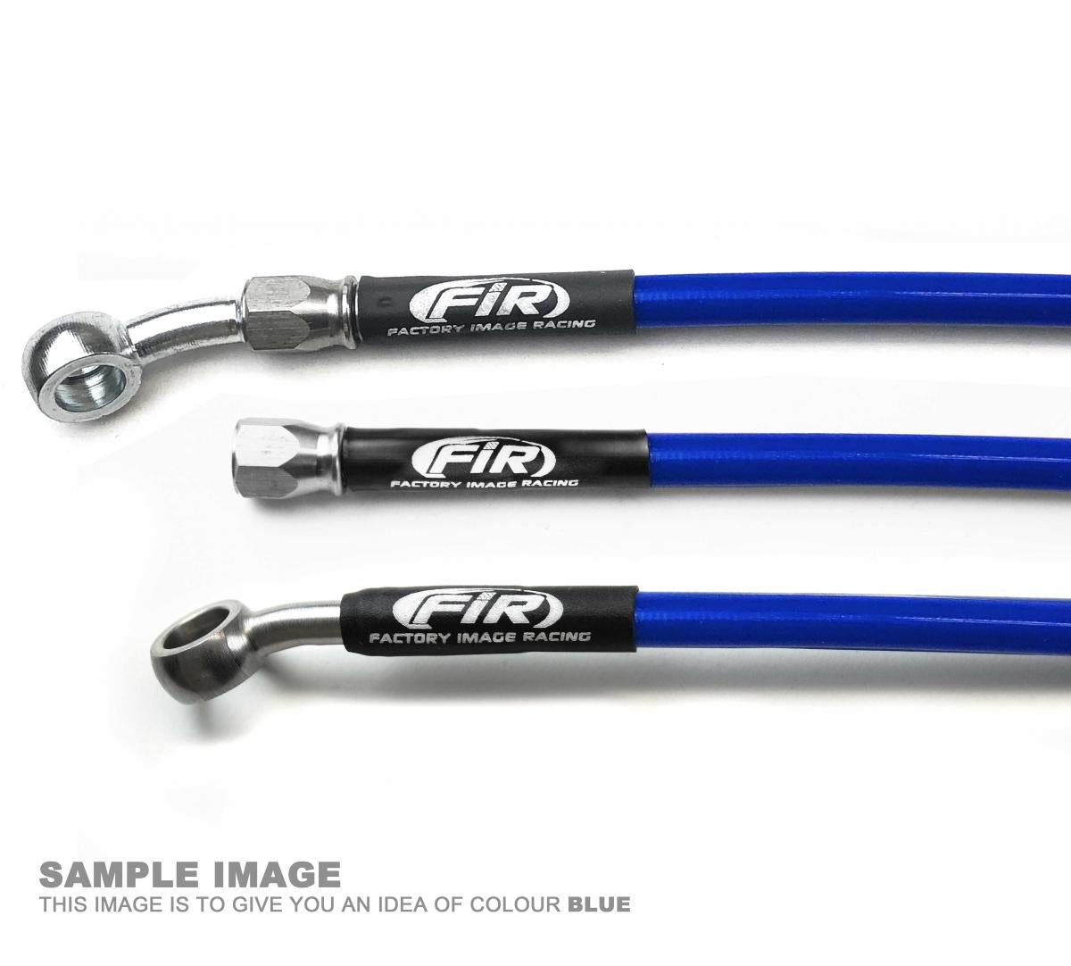 HOSE FRONT BRAKE BLUE / BLK 2005-2011 WRF450