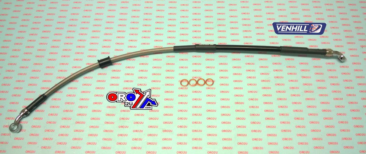 HOSE REAR BRAKE CL/BK CRF450R 17-18, VENHILL H02-2-042/P-CL / 43310-MKE-A01, CRF250R 2018
