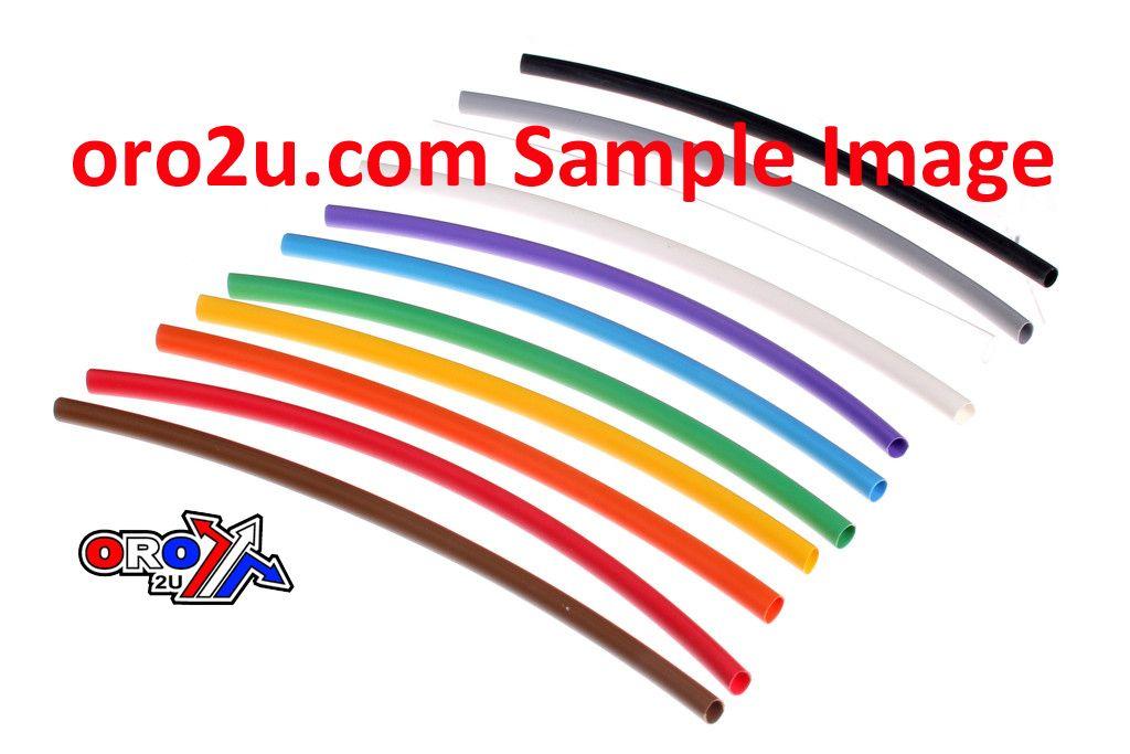 HEAT SHRINK TUBING 10mm x 1MTR, YELLOW