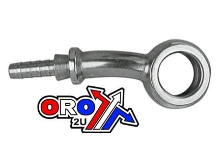 BANJO 20x20 BEND R/H STAINLESS, SWAGE CRIMP FITTING 600 Series -3, GOODRIDGE S5093R-03C