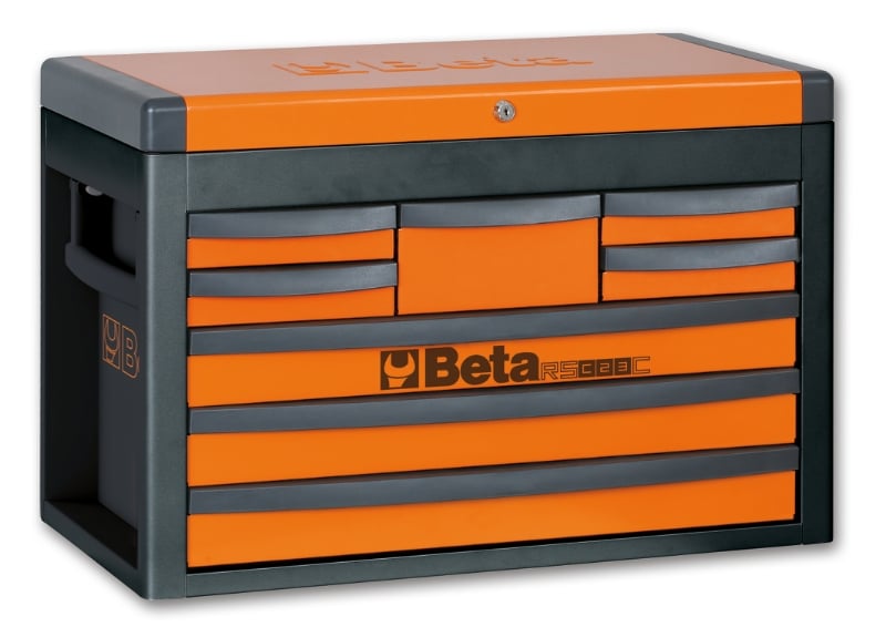 Portable Tool Chest with 8 Drawers and Centralized Lock - Beta Tools RSC23C-O