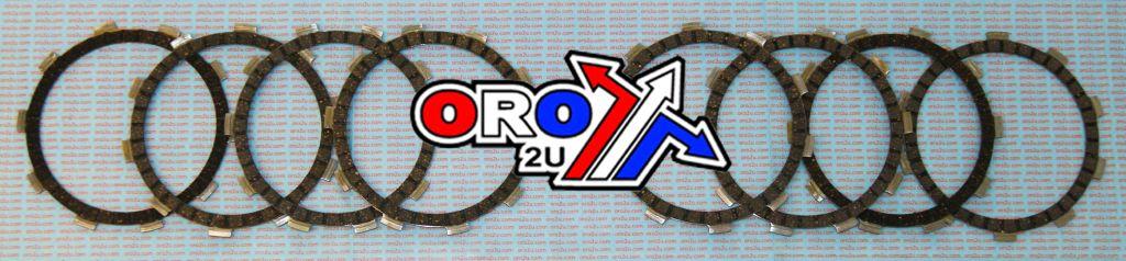 CLUTCH KIT KDX200 220 CK4505, EBC FRICTION FIBER PLATES