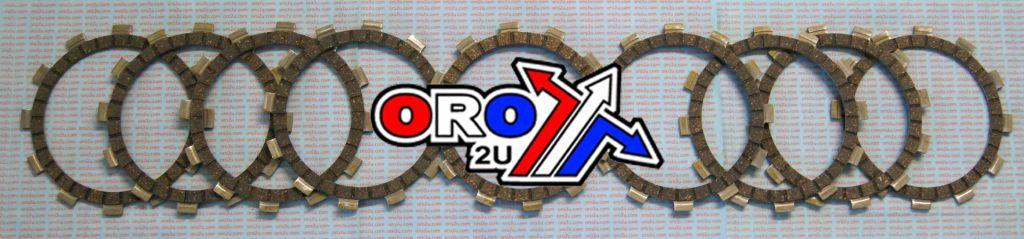 CLUTCH FRICTION PLATE SET/9 [CK2355], MX-03568C YZF/WRF250 01-16