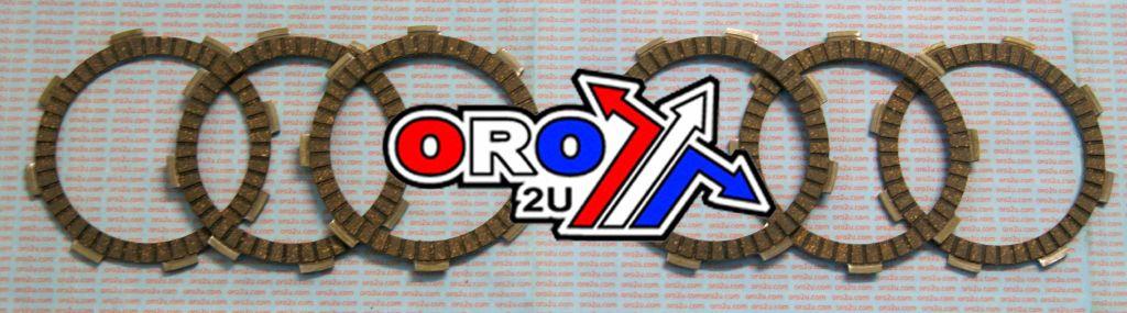CLUTCH FRICTION PLATE SET/6 [CK4453] KX85, 98-16 KX80 KX85, 13088-1016, MC-03856C