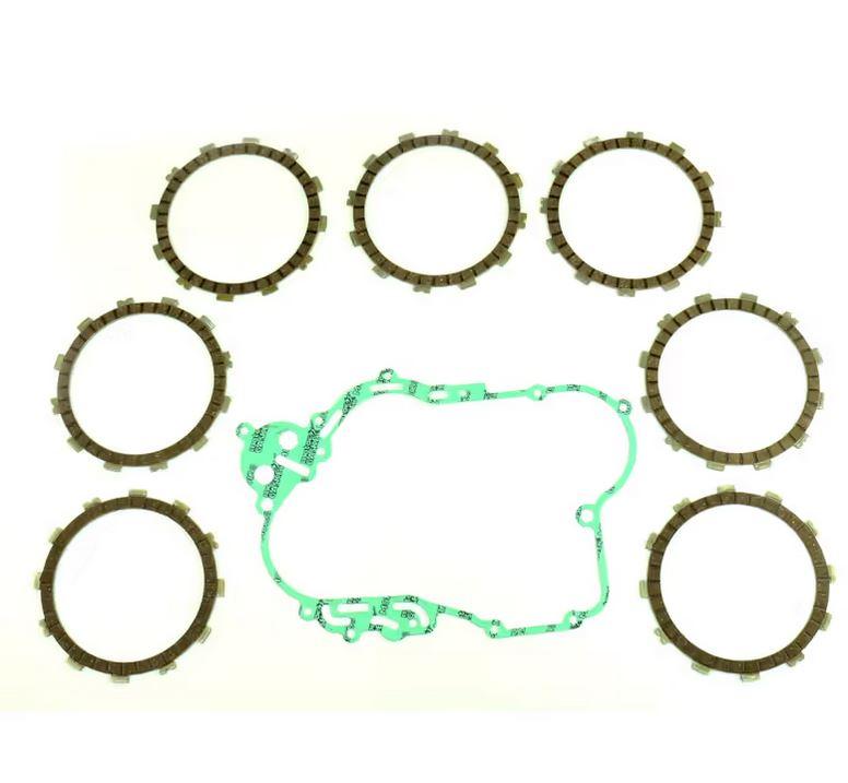 CLUTCH FRICTION PLATE SET HSQ TC610 03-09, ATHENA P40230008, WITH GASKET