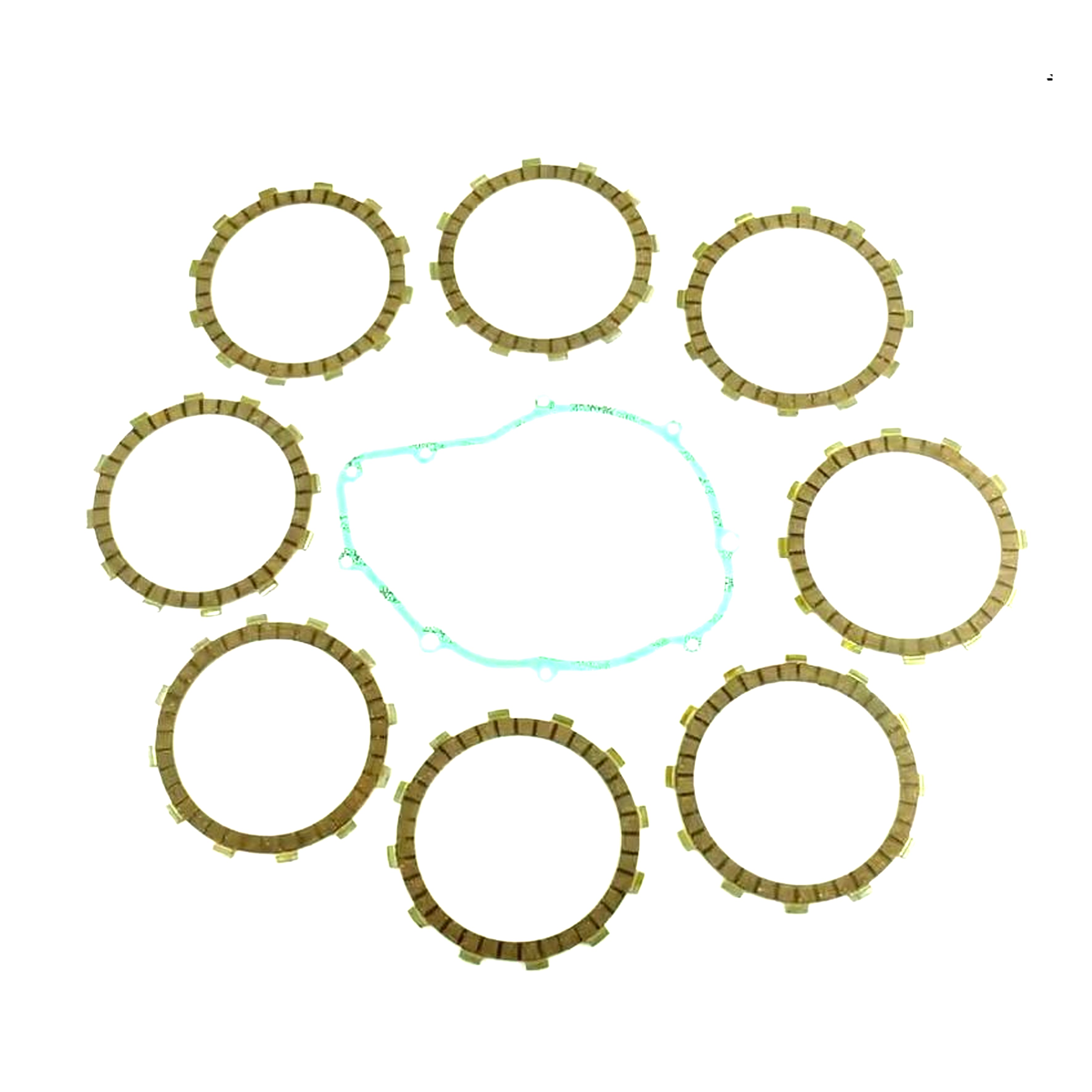 CLUTCH FRICTION PLATE SET KTM LC4 540 98-00, ATHENA P40230041, WITH GASKET