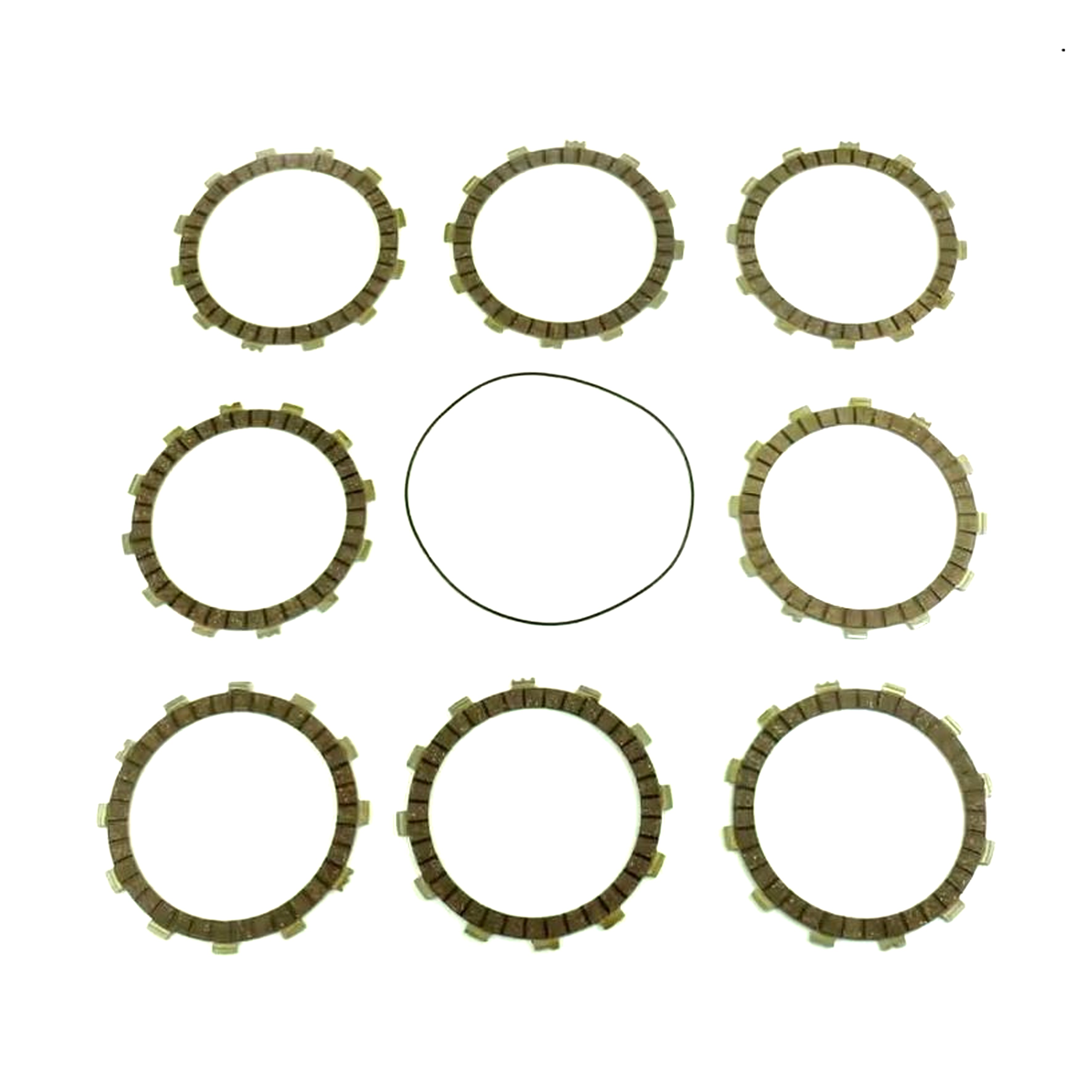 CLUTCH FRICTION PLATE SET YAMAHA YZ250 99-22, ATHENA P40230074, WITH GASKET