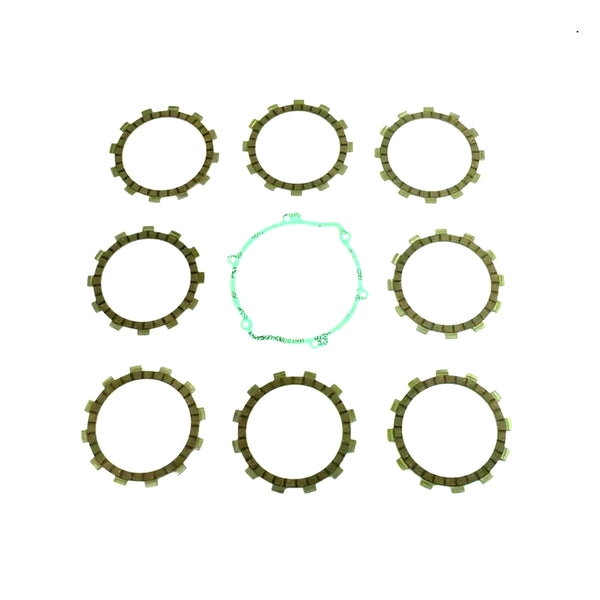 CLUTCH FRICTION PLATE SET YAMAHA YZ125 93-03, ATHENA P40230100, WITH GASKET