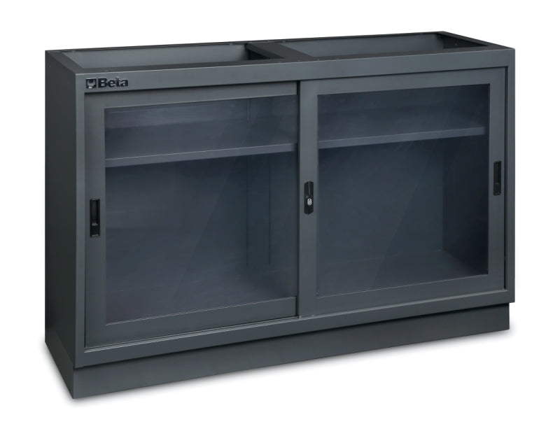 Fixed Module with Clear Polycarbonate Doors and Adjustable Shelf for Workshop - BetaC45PRO C45PRO MAT