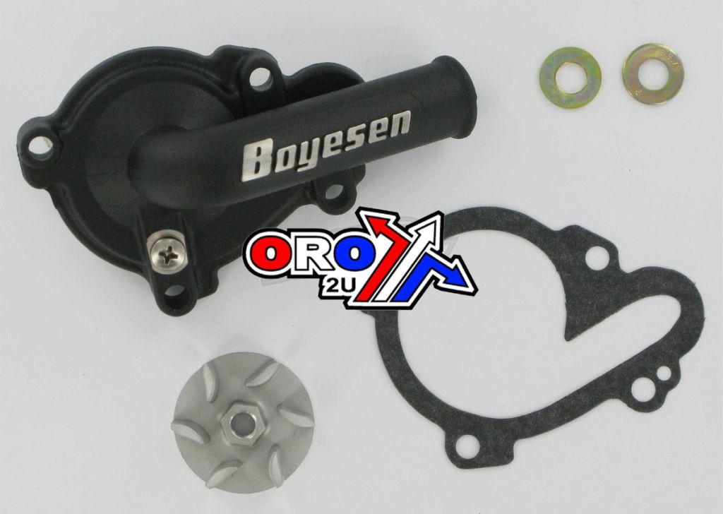 WATER PUMP COVER 01-13 YZ250F, 01-13 WR250F SUPERCOOLER, WATER PUMP KIT BOYESEN WPK37B