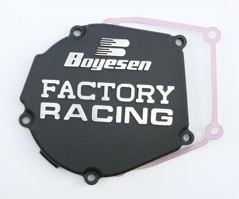 IGNITION COVER 05-07 KX250, BOYESEN SC-12AB BLACK