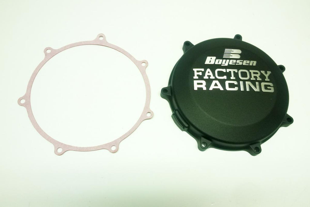 CLUTCH COVER 2019 KX450F, BOYESEN CC-18CB, BLACK