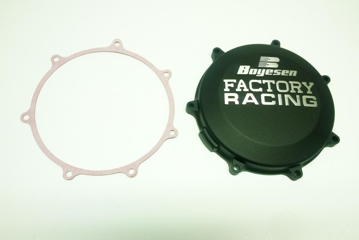 CLUTCH COVER 2019 KX450F, BOYESEN CC-18CB, BLACK