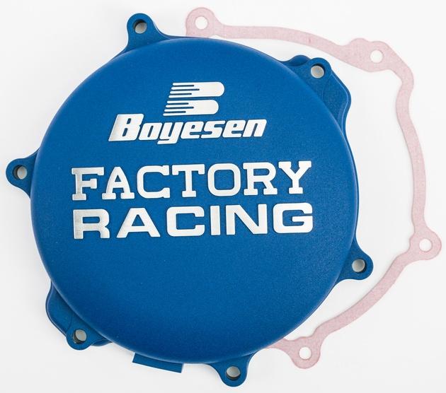 CLUTCH COVER 05-25 YZ125, BOYESEN CC-33L BLUE