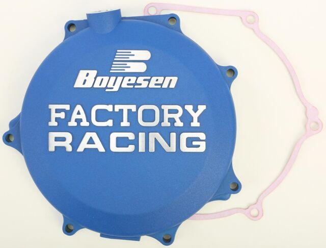 CLUTCH COVER 06-15 KX450F, BOYESEN CC-18L BLUE