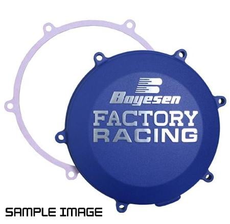 CLUTCH COVER 09-20 KX250F, BOYESEN CC-17AL BLUE