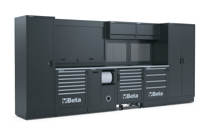 Comprehensive Workshop Equipment Combination RSC50 with Cabinets, Worktops, and Tool Storage - BetaRSC50 RSC50