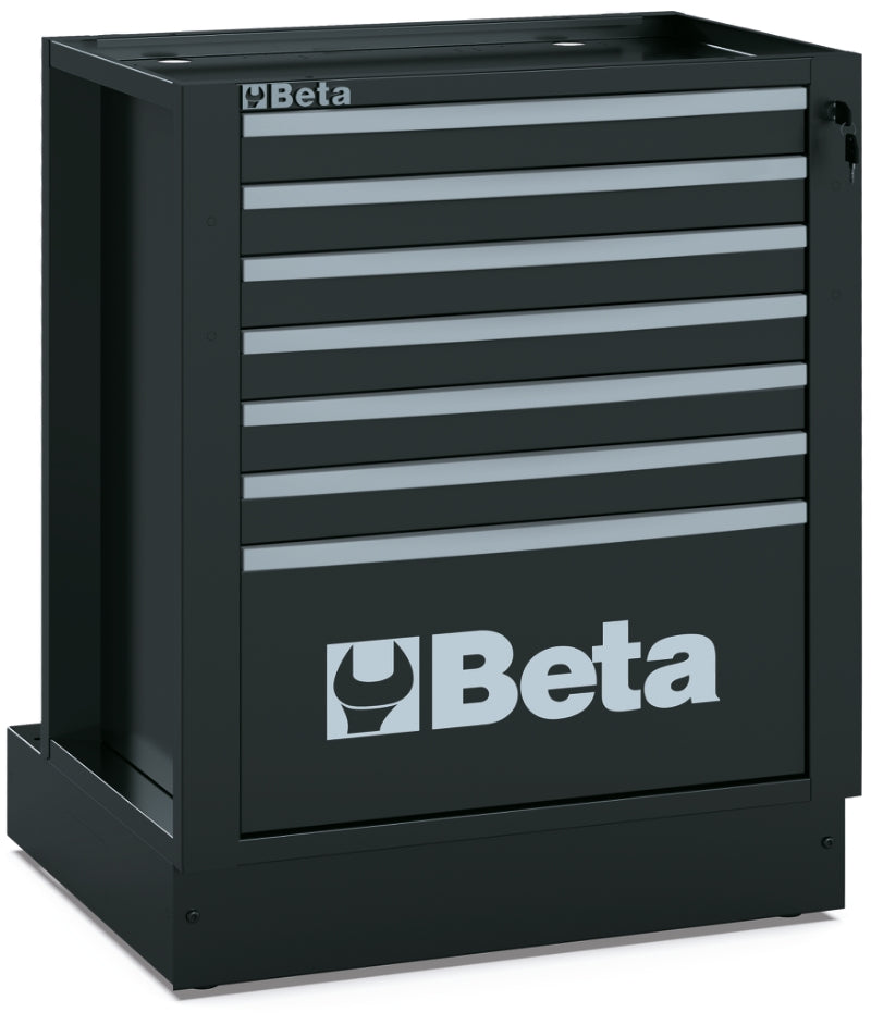 Fixed Module with 7 Drawers for RSC50, 588x367mm, Central Lock, Adjustable Feet - BetaRSC50 RSC50 M7