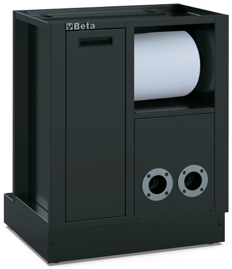 Fixed Service Module for RSC50, Empty, Holds Two Reels, Built-in Waste Bin, Paper Roll Compartment, Adjustable Feet - BetaRSC50 RSC50 MS-2AVV