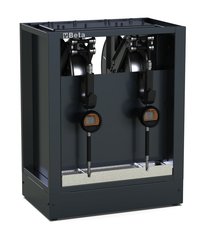Fixed Oil Distribution Module for RSC50, Includes 2 Reels with 7m 1/2 Hose, Digital Litre Counter Guns, Max Flow 30 l/min, Viscosity 8-2000 mPas, Adjustable Feet - BetaRSC50 RSC50 MDO