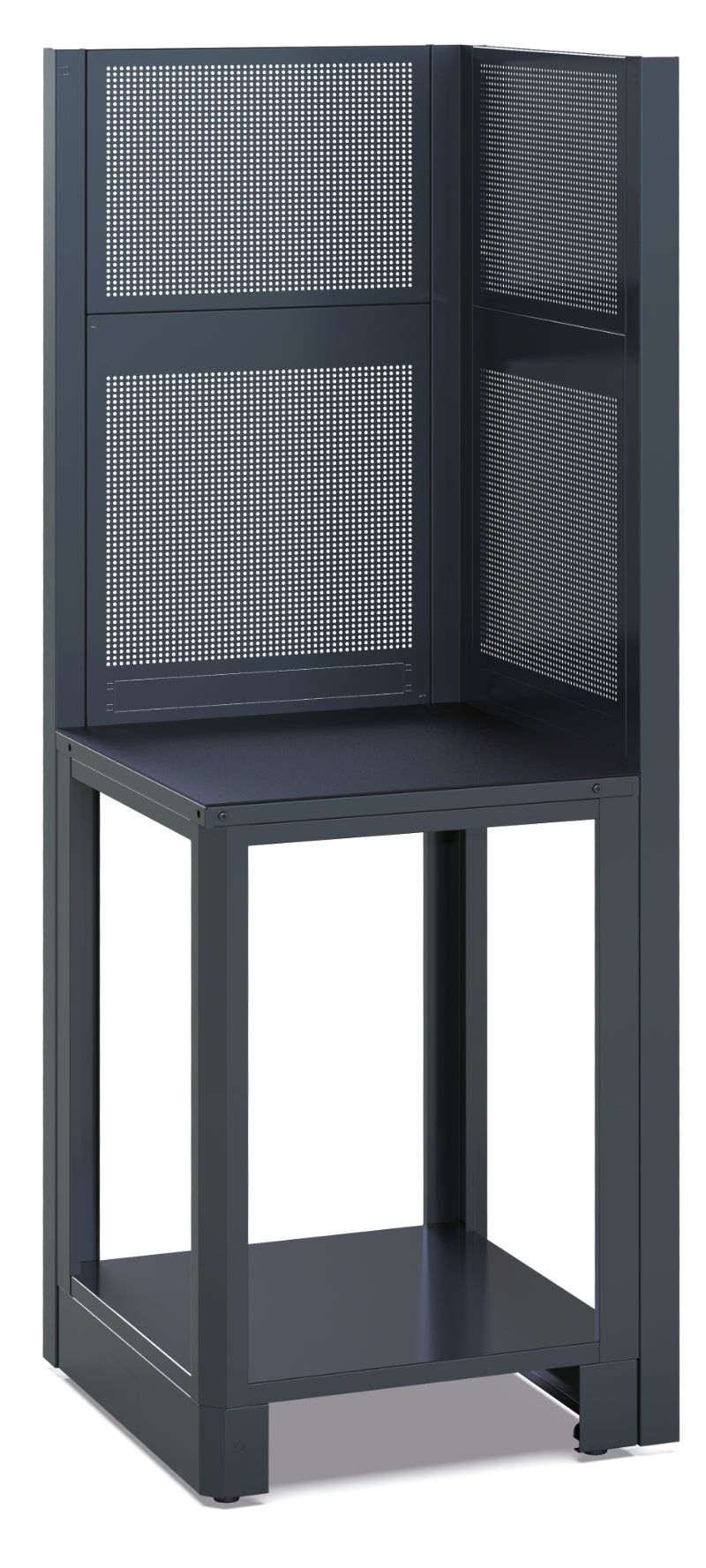 Self-Supporting Complete Corner for RSC50, 630x630mm Worktop, Shockproof PVC Coat, Includes 2 Lower Panels 650x625mm, 2 Upper Panels 650x400mm, Complete Framework - BetaRSC50 RSC50 AC-G
