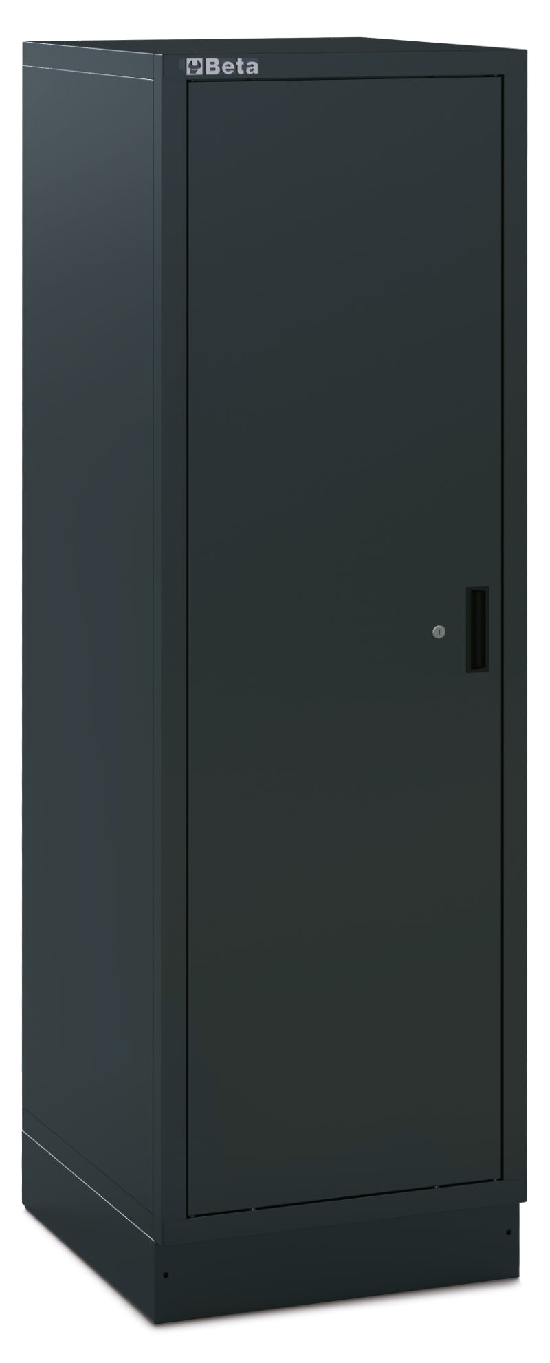 Sheet Metal Single-Door Tool Cabinet for RSC50, 590x615mm Interior, 4 Adjustable Shelves, Folding Clothes Rail, Lock, Adjustable Feet - BetaRSC50 RSC50 A1