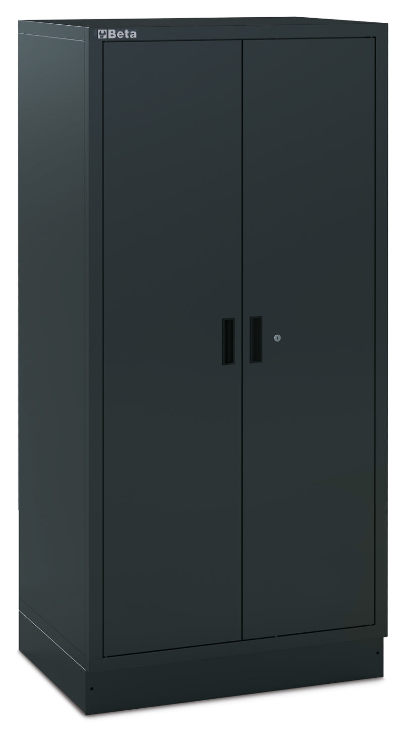 Sheet Metal Two-Door Tool Cabinet for RSC50, 910x615mm Interior, 4 Adjustable Shelves, Lock, Adjustable Feet - BetaRSC50 RSC50 A2