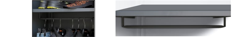 Interior Shelf with Clothes Rail for Tool Cabinet RSC50 A1, 605x596mm - BetaRSC50 RSC50 A1/RB59
