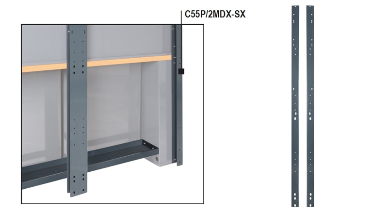 Right/Left Wall Uprights Pair - BetaRSC55 C55P/2MDX-SX