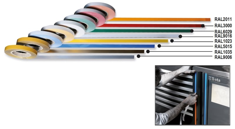 Adhesive Tape for Garage Furniture, 25m - BetaRSC55 C55STR-S/9006