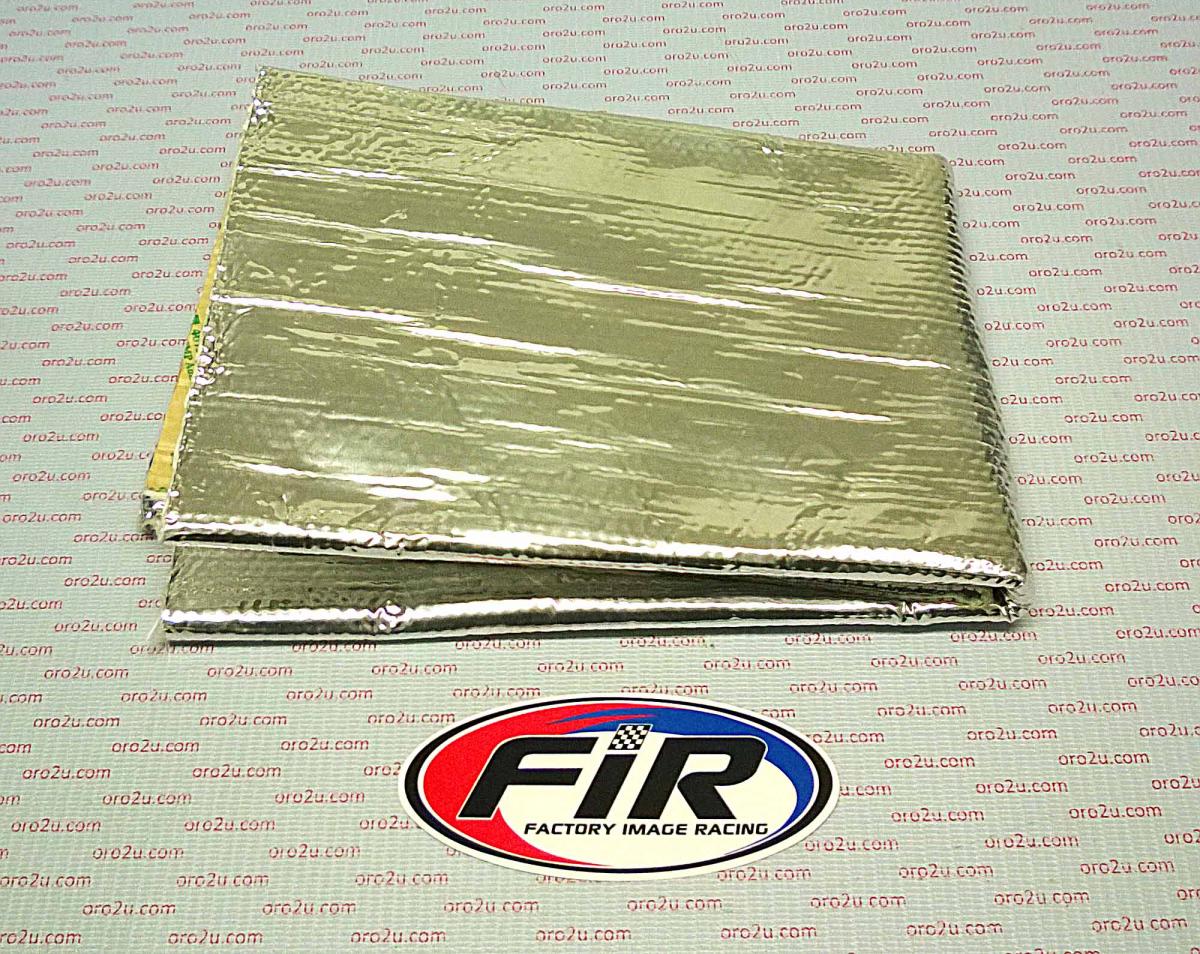 EXHAUST FOIL HEAT SHIELD 18x18 CERAMIC 3M ADHESIVE