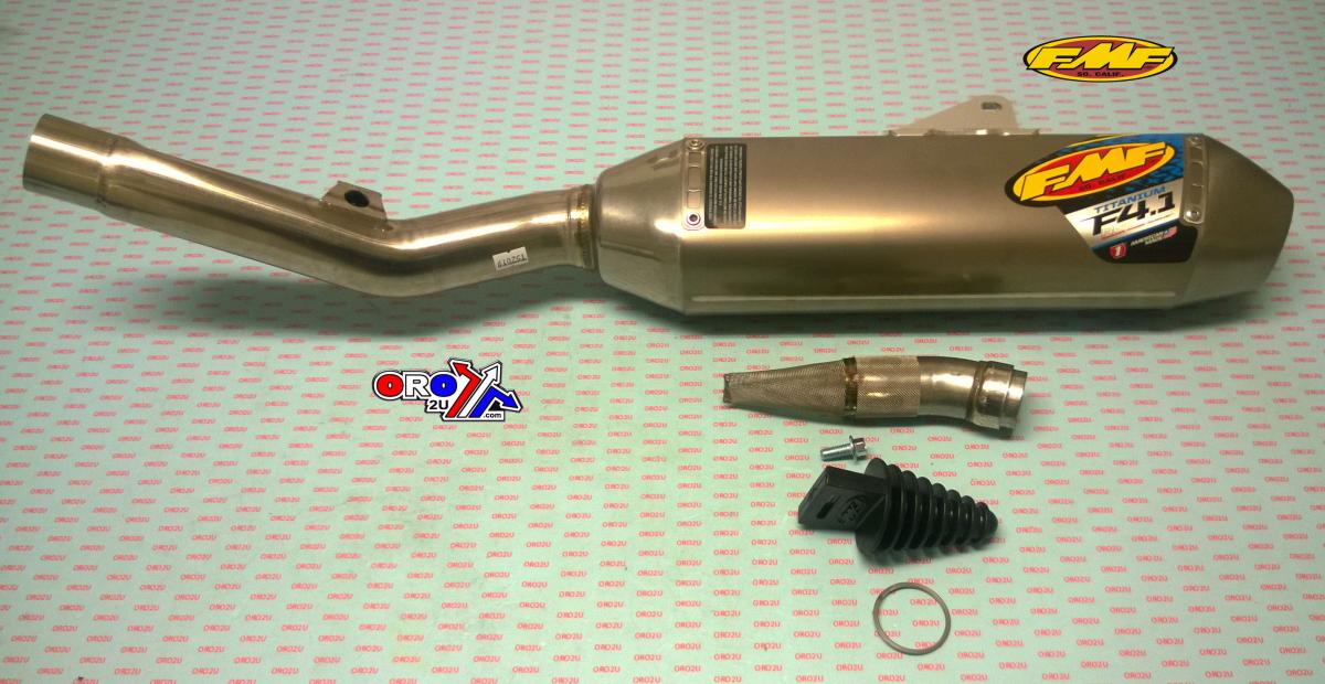 17-20 KX 250F FAC 4.1 TITANIUM, FMF 042375, FACTORY 4.1, TITNAIUM
