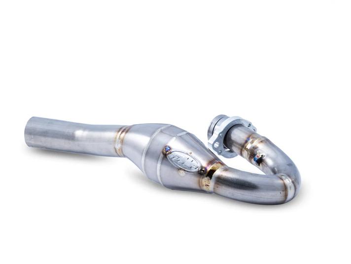 09-16 KX250F M-BOMB TI PIPE, FMF 042181 MEGABOMB HEADER