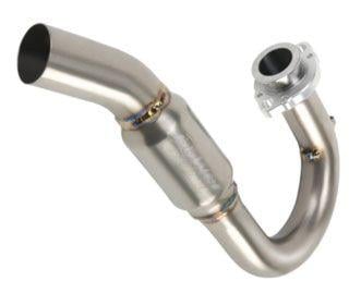 09-20 YFZ450R/X P-BOMB SS PIPE, FMF 044298 POWERBOMB HEADER