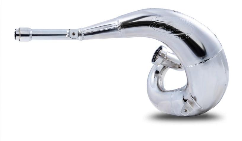 2004 KX250 GNARLY FRONT PIPE, FMF 022041 EXHAUST NICKEL