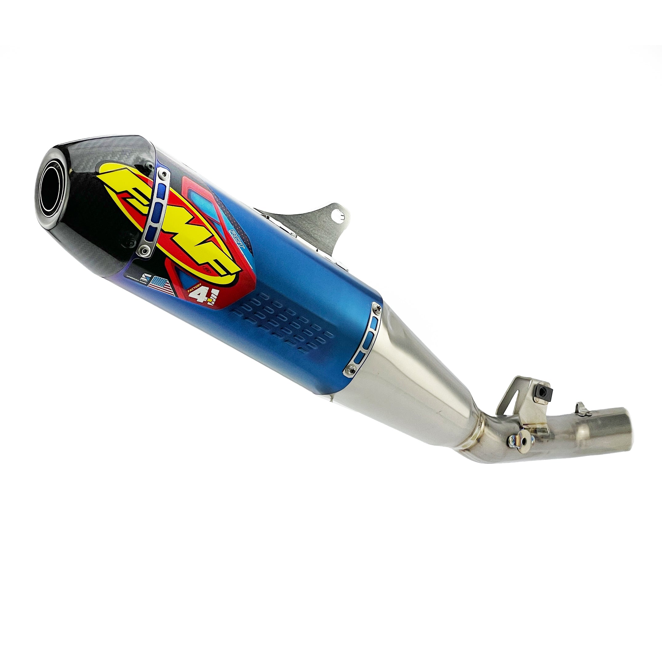 Factory 4.1 RCT Titanium Anodized Exhaust Silencer 24-26 Triumph TF 250 E X - FMF 045695