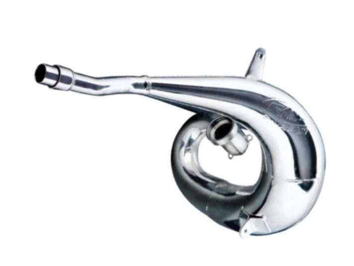 98-02 KTM380 GNARLY FRONT PIPE, FMF 020081 EXHAUST NICKEL
