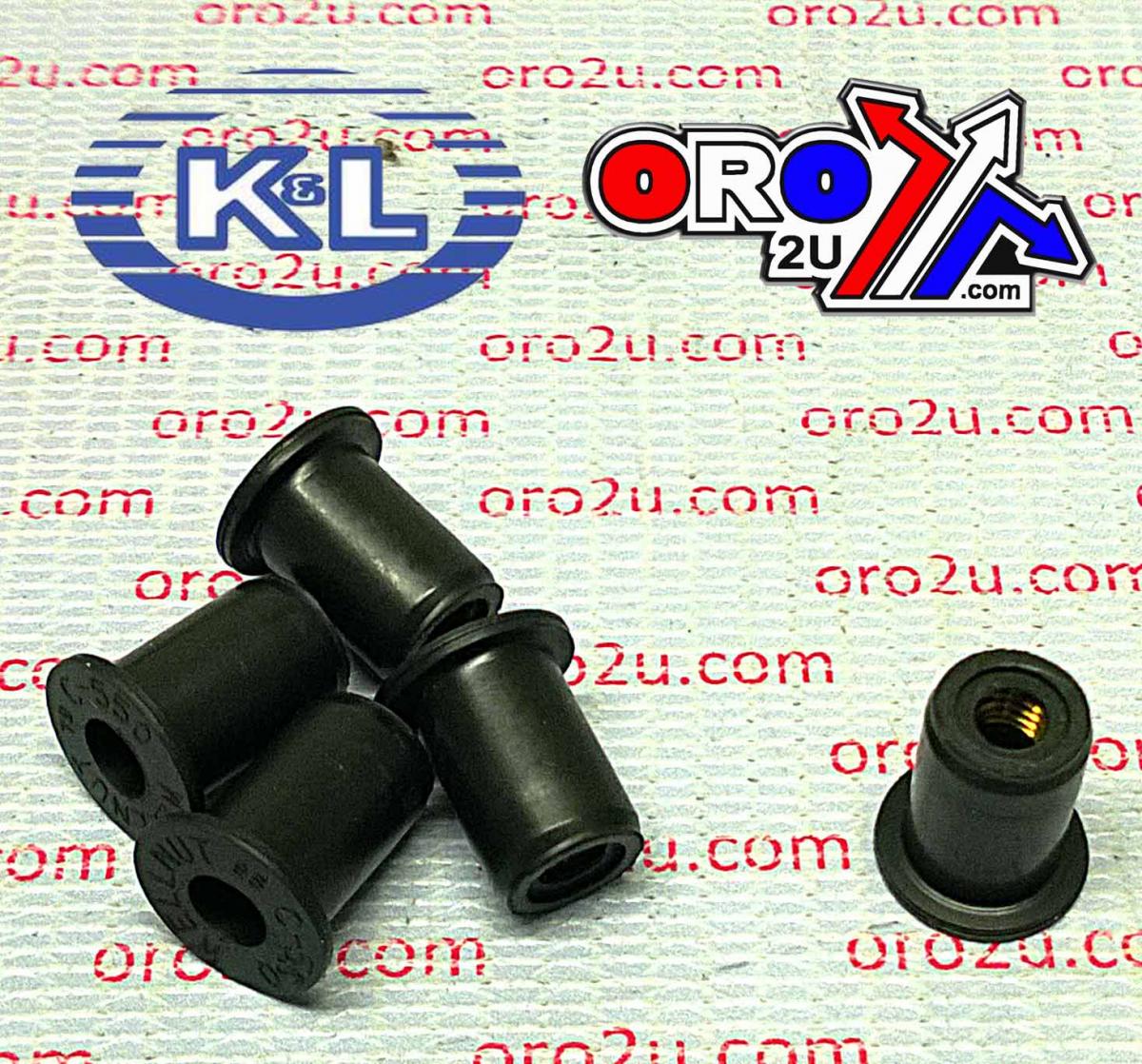 WELLNUT M5 C550 TYPE (5PK), K&L 33-7897 HON, SUZ, KAW, YAM, 90111-MFL-D01, 92015-1757, 92210-0498, 09159- 05048, 94619-27A00, 90179-05523-00