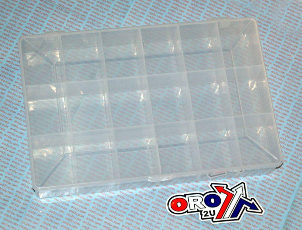 PLASTIC BOX 18 SECTIONS, TUB TRAY ORGANISER ORGANIZER