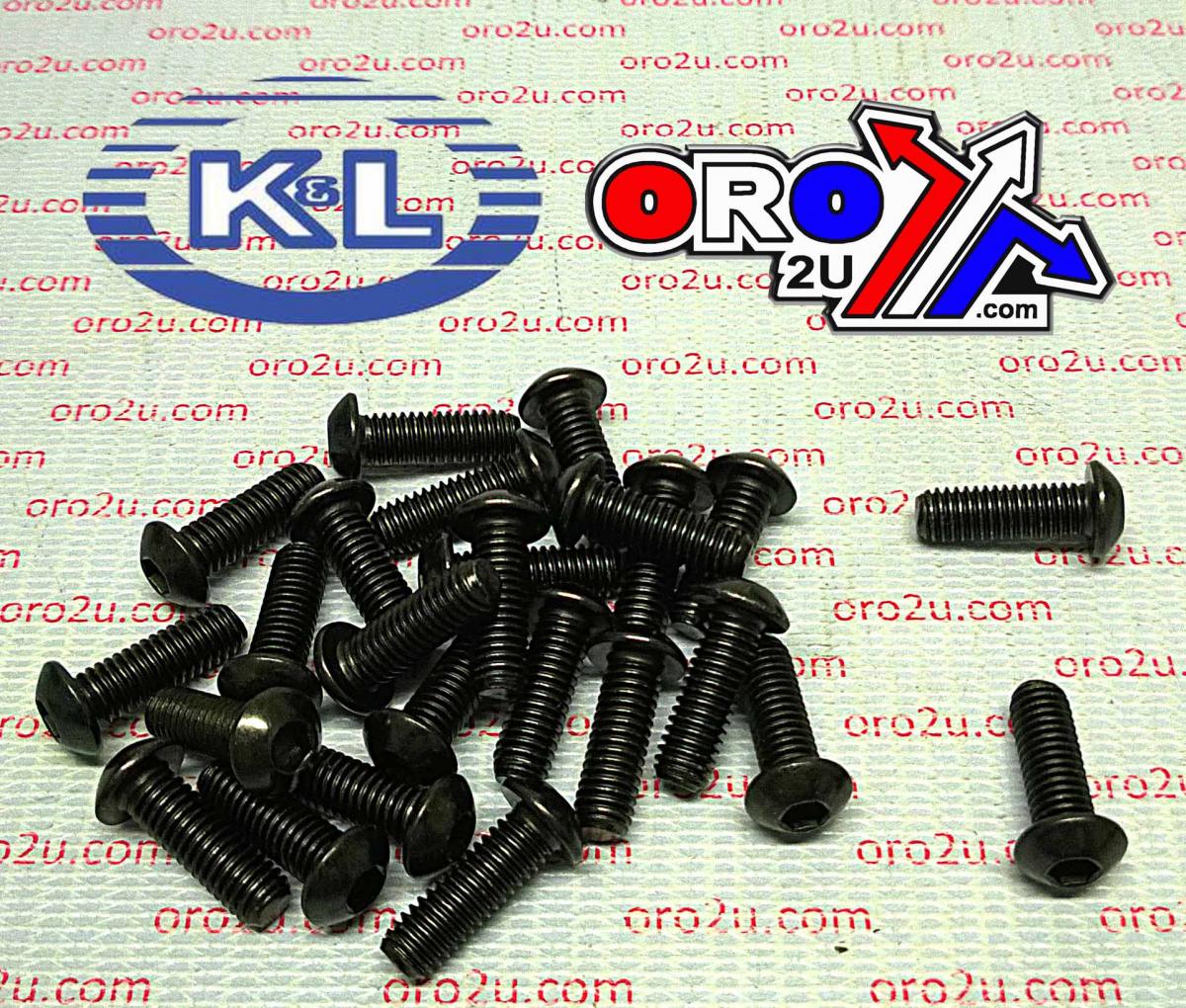 BUTTON HEAD ALLEN SCREW 6x18 ZX, SMALL 6 x 18mm 33-8325, ROAD TOOLS 92150-1553, 92002-1514