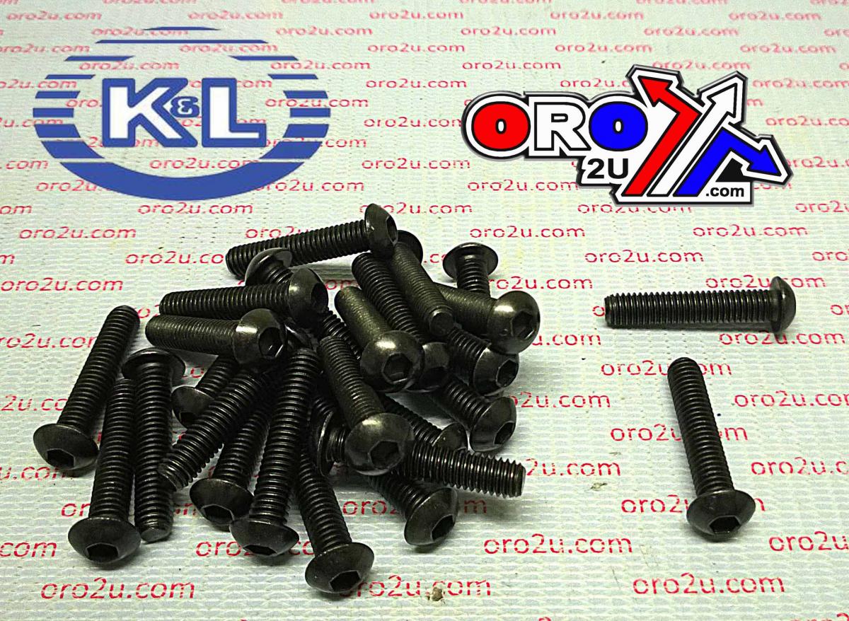 BUTTON HEAD ALLEN SCREW 6x30 ZX, SMALL 6 x 30mm 33-8326, ROAD TOOLS 92150-1554, 92002-1945