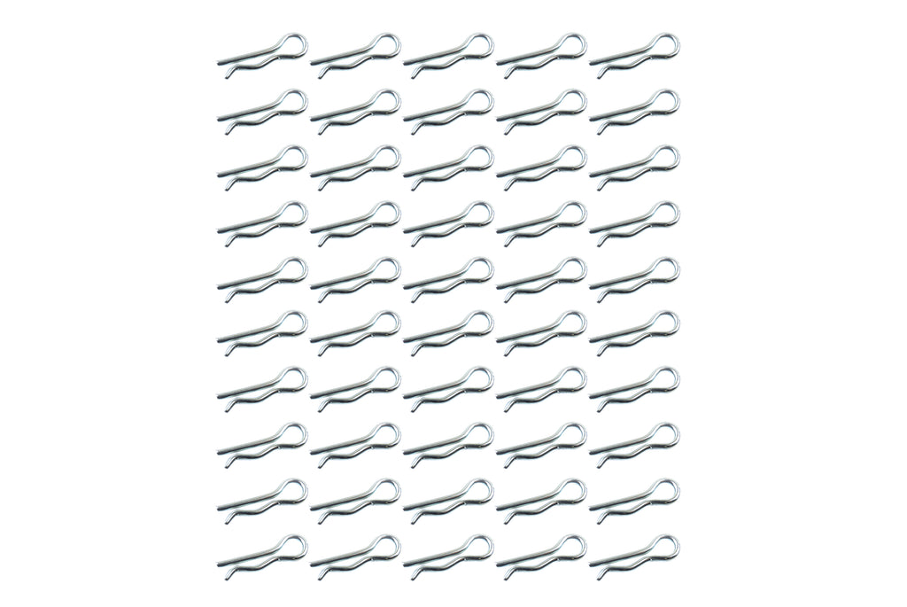 R CLIP 1 x 17mm PACK / 50, For 4mm shafts