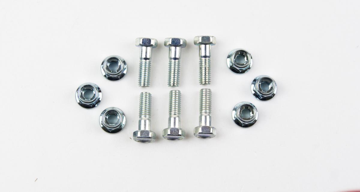 BOLT DISC M6 x 20mm +NUT HEX, MOTO-MASTER 012005 PACK 6