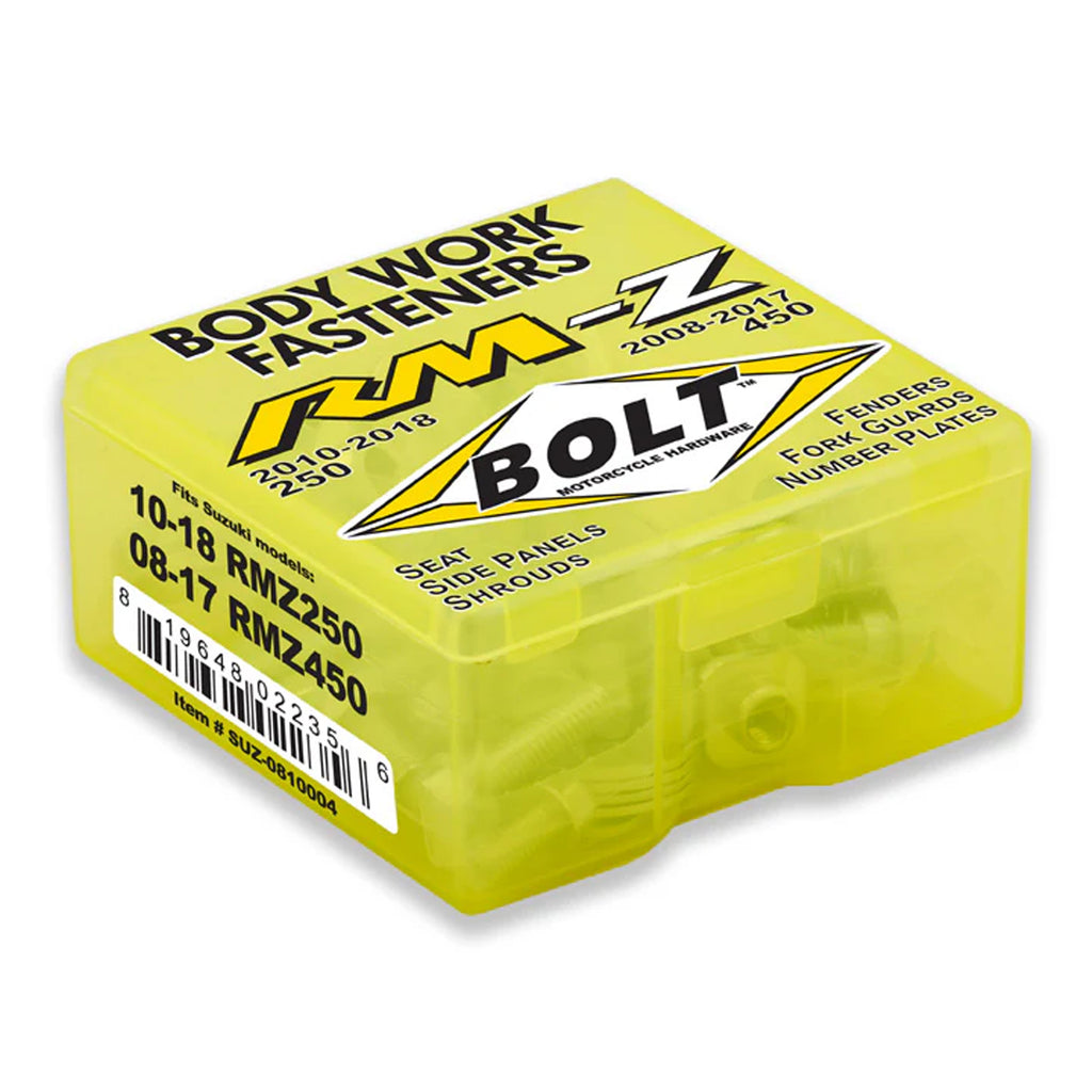 PLASTIC BOLT KIT RMZ250/450, BOLT HARDWARE SUZ-0810004