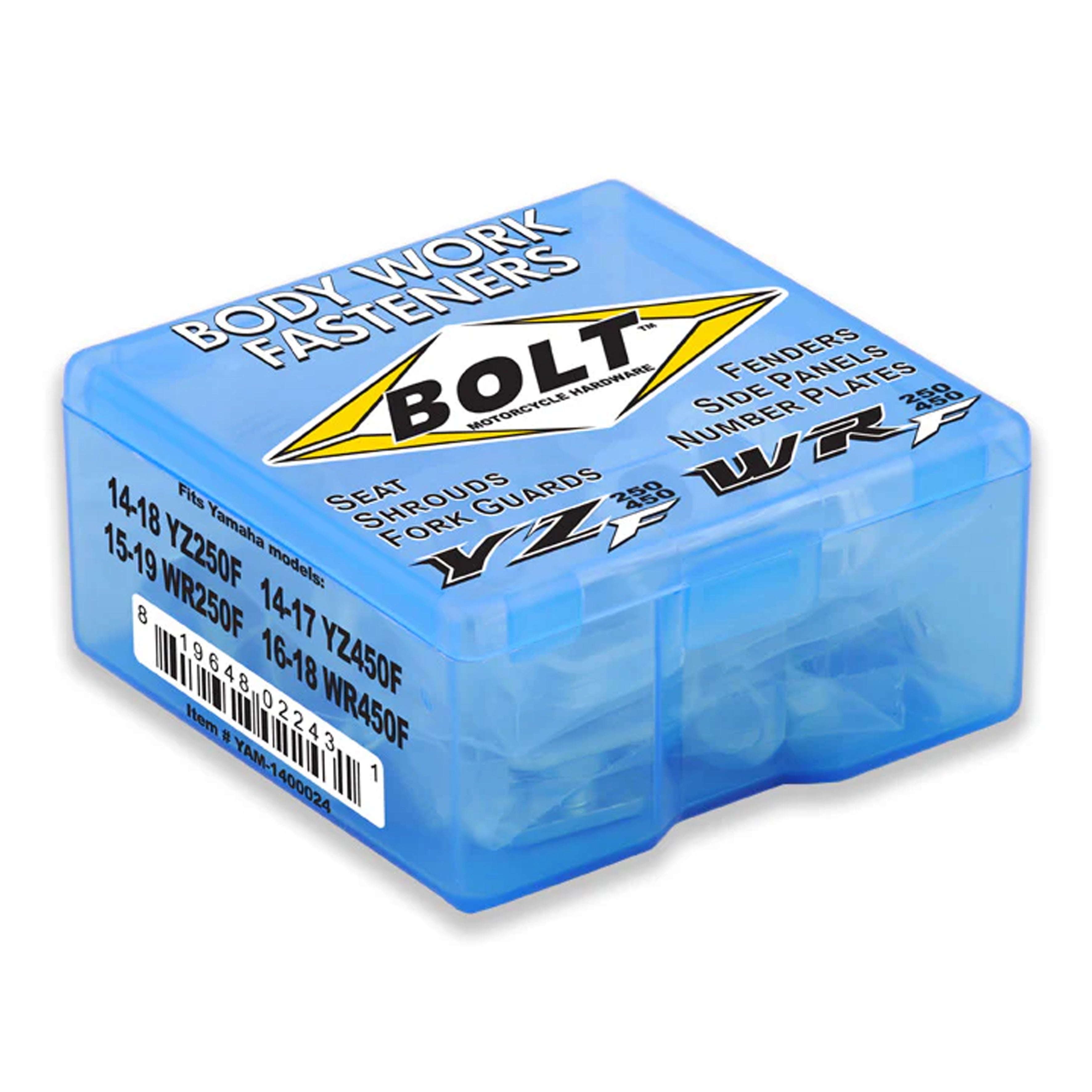 PLASTIC BOLT KIT YZF250/450, BOLT HARDWARE YAM-1400024