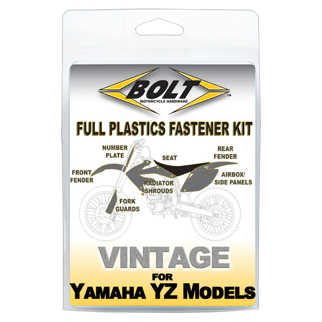 PLASTIC BOLT KIT YZ 125/250 96-01, BOLT HARDWARE YAM-9601104